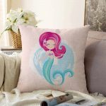 Realhomes Özel Tasarımlı Dijital Baskılı Çocuk Odası Raşel Kadife Yastık Kırlent Kılıfı Realhomes