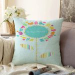 Realhomes Özel Tasarımlı Dijital Baskılı Çocuk Odası Raşel Kadife Yastık Kırlent Kılıfı Realhomes