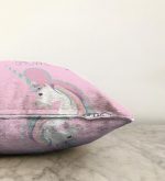 Baby Shower Unicorn At Tasarımlı Çocuk Odası Raşel Kadife Yastık Kırlent Kılıfı Realhomes