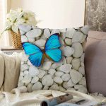 Realhomes Özel Tasarımlı Dijital Baskılı Çocuk Odası Raşel Kadife Yastık Kırlent Kılıfı Realhomes