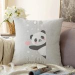 Realhomes Özel Tasarımlı Dijital Baskılı Çocuk Odası Raşel Kadife Yastık Kırlent Kılıfı Realhomes