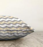 - Sonil-K-4361g-Gorsel3 - Realhomes  Gri Altın Varaklı Çizgi Motifli Çocuk Odası Raşel Kadife Yastık Kırlent Kılıfı Realhomes