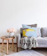 I Can Fly Leylek Motifli Bebek Odası Raşel Kadife Yastık Kırlent Kılıfı Realhomes