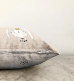 - Sonil-K-4386-Gorsel3 - Realhomes  Pembe Zeminde Its Girl Tavşan Motifli Bebek Odası Raşel Kadife Yastık Kırlent Kılıfı Realhomes