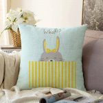 Realhomes Özel Tasarımlı Dijital Baskılı Çocuk Odası Raşel Kadife Yastık Kırlent Kılıfı Realhomes