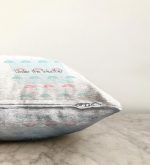 Renkli Şemsiyeler Özel Tasarımlı Bebek Odası Raşel Kadife Yastık Kırlent Kılıfı Realhomes