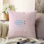 Pembe Zeminde Balon Tasarımlı Bebek Odası Raşel Kadife Yastık Kırlent Kılıfı Realhomes
