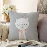 - Sonil-K-4499-Gorsel1 - Realhomes  Realhomes Özel Tasarımlı Dijital Baskılı Çocuk Odası Raşel Kadife Yastık Kırlent Kılıfı Realhomes