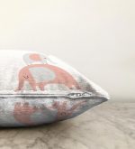 - Sonil-K-4505-Gorsel3 - Realhomes  Beyaz Zeminde Sevimli Filler Özel Tasarımlı Bebek Odası Raşel Kadife Yastık Kırlent Kılıfı Realhomes