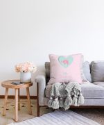 Realhomes Özel Tasarımlı Dijital Baskılı Çocuk Odası Raşel Kadife Yastık Kırlent Kılıfı Realhomes