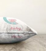 - Sonil-K-4535-Gorsel3 - Realhomes  Beyaz Zeminde Aydaki Fil Desenli Bebek Odası Raşel Kadife Yastık Kırlent Kılıfı Realhomes