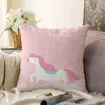 Realhomes Özel Tasarımlı Dijital Baskılı Çocuk Odası Raşel Kadife Yastık Kırlent Kılıfı Realhomes