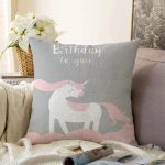 Realhomes Özel Tasarımlı Dijital Baskılı Çocuk Odası Raşel Kadife Yastık Kırlent Kılıfı Realhomes