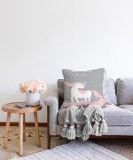 Realhomes Özel Tasarımlı Dijital Baskılı Çocuk Odası Raşel Kadife Yastık Kırlent Kılıfı Realhomes