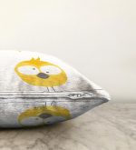 - Sonil-K-4585-Gorsel3 - Realhomes  Sarı Kuş Motifli Dijital Baskılı Çocuk Odası Raşel Kadife Yastık Kırlent Kılıfı Realhomes