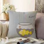 - Sonil-K-4588-Gorsel1 - Realhomes  Gri Zeminde Akvaryum Temalı Çocuk Odası Raşel Kadife Yastık Kırlent Kılıfı Realhomes