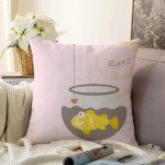 - Sonil-K-4589-Gorsel1 - Realhomes  Pembe Zeminde Akvaryum Temalı Çocuk Odası Raşel Kadife Yastık Kırlent Kılıfı Realhomes