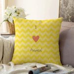 - Sonil-K-4592-Gorsel1 - Realhomes Sarı Zigzaglı I Love Animal Desenli Çocuk Odası Raşel Kadife Yastık Kırlent Kılıfı Realhomes