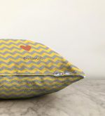 - Sonil-K-4592g-Gorsel3 - Realhomes  Sarı Gri Zigzaglı I Love Animal Desenli Çocuk Odası Raşel Kadife Yastık Kırlent Kılıfı Realhomes