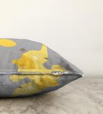 - Sonil-K-4595-Gorsel3 - Realhomes  Gri Zeminde Uçan Balonlar ve Fil Desenli Çocuk Odası Raşel Kadife Yastık Kırlent Kılıfı Realhomes