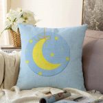 Realhomes Özel Tasarımlı Dijital Baskılı Çocuk Odası Raşel Kadife Yastık Kırlent Kılıfı Realhomes