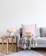 Realhomes Özel Tasarımlı Dijital Baskılı Çocuk Odası Raşel Kadife Yastık Kırlent Kılıfı Realhomes