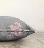 Realhomes Özel Tasarımlı Dijital Baskılı Çocuk Odası Raşel Kadife Yastık Kırlent Kılıfı Realhomes