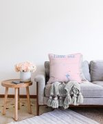 Realhomes Özel Tasarımlı Dijital Baskılı Çocuk Odası Raşel Kadife Yastık Kırlent Kılıfı Realhomes