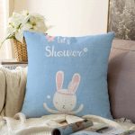 Realhomes Özel Tasarımlı Dijital Baskılı Çocuk Odası Raşel Kadife Yastık Kırlent Kılıfı Realhomes