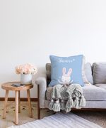 Realhomes Özel Tasarımlı Dijital Baskılı Çocuk Odası Raşel Kadife Yastık Kırlent Kılıfı Realhomes