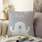 Realhomes Özel Tasarımlı Dijital Baskılı Çocuk Odası Raşel Kadife Yastık Kırlent Kılıfı Realhomes