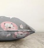 Realhomes Özel Tasarımlı Dijital Baskılı Çocuk Odası Raşel Kadife Yastık Kırlent Kılıfı Realhomes