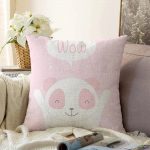 Realhomes Özel Tasarımlı Dijital Baskılı Çocuk Odası Raşel Kadife Yastık Kırlent Kılıfı Realhomes