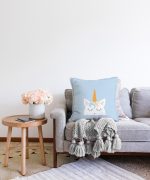 Realhomes Özel Tasarımlı Dijital Baskılı Çocuk Odası Raşel Kadife Yastık Kırlent Kılıfı Realhomes