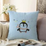 Realhomes Özel Tasarımlı Dijital Baskılı Çocuk Odası Raşel Kadife Yastık Kırlent Kılıfı Realhomes