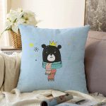 - Sonil-K-4699-Gorsel1 - Realhomes  Realhomes Özel Tasarımlı Dijital Baskılı Çocuk Odası Raşel Kadife Yastık Kırlent Kılıfı Realhomes