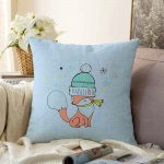 Realhomes Özel Tasarımlı Dijital Baskılı Çocuk Odası Raşel Kadife Yastık Kırlent Kılıfı Realhomes