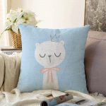 - Sonil-K-4706-Gorsel1 - Realhomes  Realhomes Özel Tasarımlı Dijital Baskılı Çocuk Odası Raşel Kadife Yastık Kırlent Kılıfı Realhomes