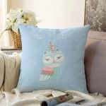 - Sonil-K-4717-Gorsel1 - Realhomes  Realhomes Özel Tasarımlı Dijital Baskılı Çocuk Odası Raşel Kadife Yastık Kırlent Kılıfı Realhomes