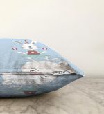 - Sonil-K-4814-Gorsel3 - Realhomes  Sevimli Sirk Tavşanı Çocuk Odası Raşel Kadife Yastık Kırlent Kılıfı Realhomes