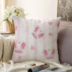 - Sonil-K-4817-Gorsel1 - Realhomes  Pembe Sevimli Fil Temalı Çocuk Odası Raşel Kadife Yastık Kırlent Kılıfı Realhomes