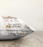 - Sonil-K-4819-Gorsel3 - Realhomes  Beyaz Zeminde Be Wild & Beautiful Temalı Çocuk Odası Raşel Kadife Yastık Kırlent Kılıfı Realhomes