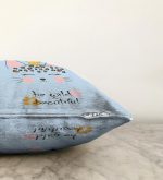 - Sonil-K-4821-Gorsel3 - Realhomes  Mavi Zeminde Be Wild & Beautiful Temalı Çocuk Odası Raşel Kadife Yastık Kırlent Kılıfı Realhomes