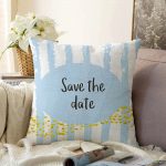 - Sonil-K-4824-Gorsel1 - Realhomes  Mavi Zeminde Save The Date Motifli Çocuk Odası Raşel Kadife Yastık Kırlent Kılıfı Realhomes