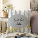 - Sonil-K-4825-Gorsel1 - Realhomes  Gri Zeminde Save The Date Motifli Çocuk Odası Raşel Kadife Yastık Kırlent Kılıfı Realhomes