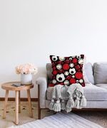 Realhomes Spor Topları Dijital Baskılı Modern Raşel Kadife Yastık Kılıfı Realhomes