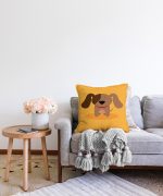 - Sonil-K-4865-Gorsel2 - Realhomes  Realhomes Köpek Desenli Dijital Baskılı Modern Raşel Kadife Kırlent Kılıfı Realhomes