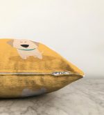 - Sonil-K-4875-Gorsel3 - Realhomes  Realhomes Köpek Desenli Dijital Baskılı Modern Raşel Kadife Kırlent Kılıfı Realhomes