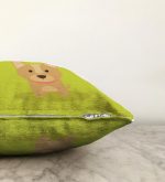 - Sonil-K-4885-Gorsel3 - Realhomes  Realhomes Köpek Desenli Dijital Baskılı Modern Raşel Kadife Kırlent Kılıfı Realhomes