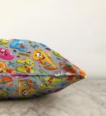 - Sonil-K-4897-Gorsel3 - Realhomes  Realhomes Renkli Sayılar Dijital Baskılı Modern Raşel Kadife Kırlent Kılıfı Realhomes